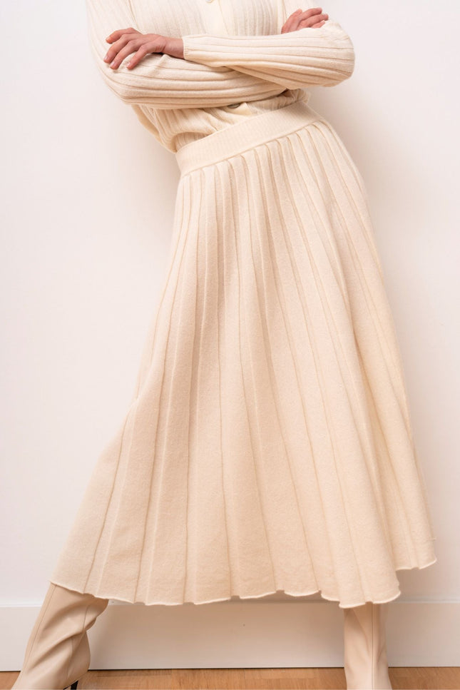 Bel Cashmere | Falda Julietta marfil