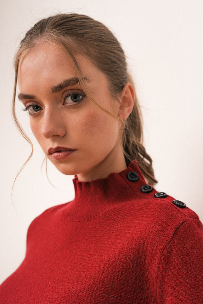 Bel Cashmere | Jersey Odette burdeos