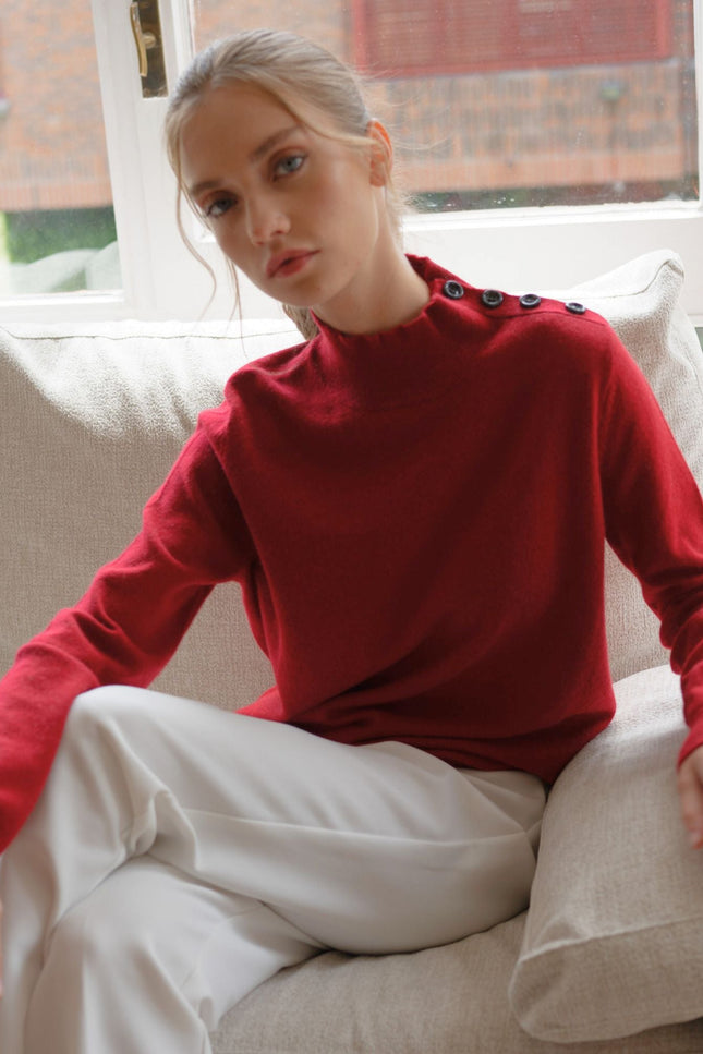 Bel Cashmere | Jersey Odette burdeos