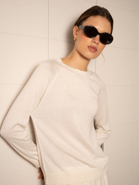 Bel Cashmere | Jersey Chelsea crudo