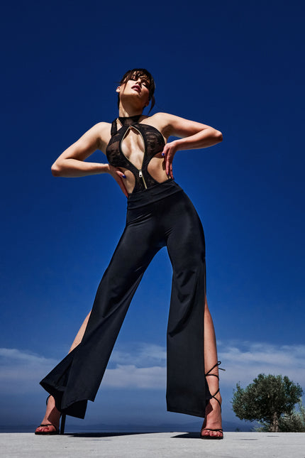 Antoninias | Flora One Piece czarny