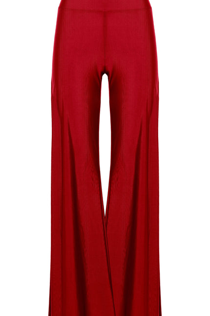 Antoninias | Spodnie Cleo Wide Leg truskawkowo-czerwone