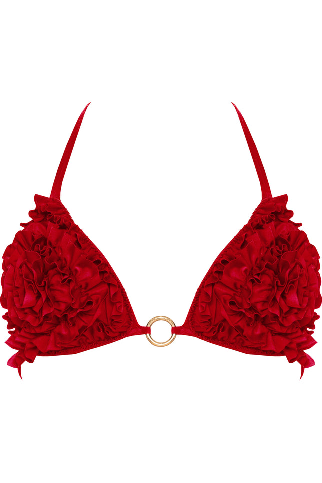 Antoninias | Rose Bikini Top red