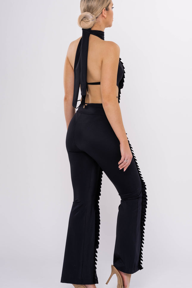 Antoninias | Ahmosy Wide Leg trousers black