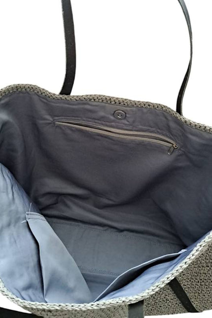 Springmoonatelier | Special Gray Beach Bag