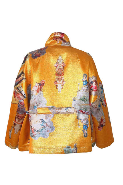 Square Boxy Jacket - Sicily Cognac