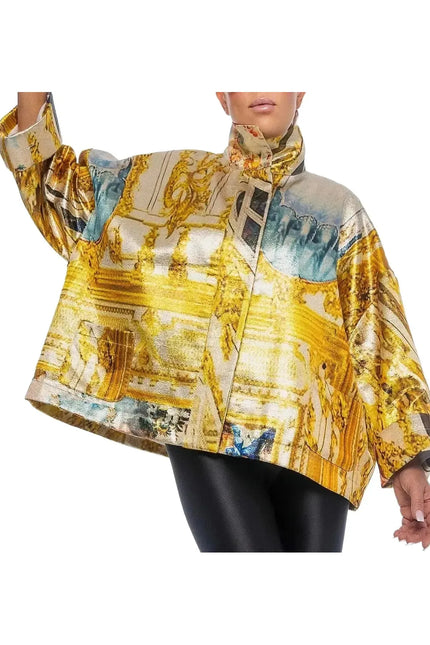 Square Boxy jacket - Golden Roof