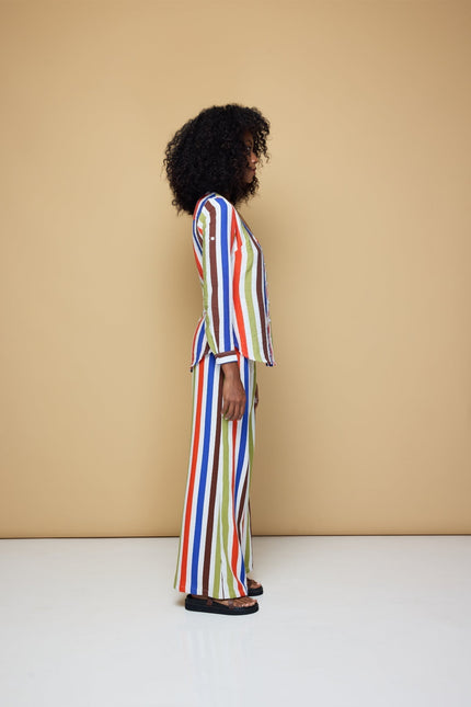 State Of Georgia I THE GROOVE FITTED SHIRT - COOLIO STRIPE