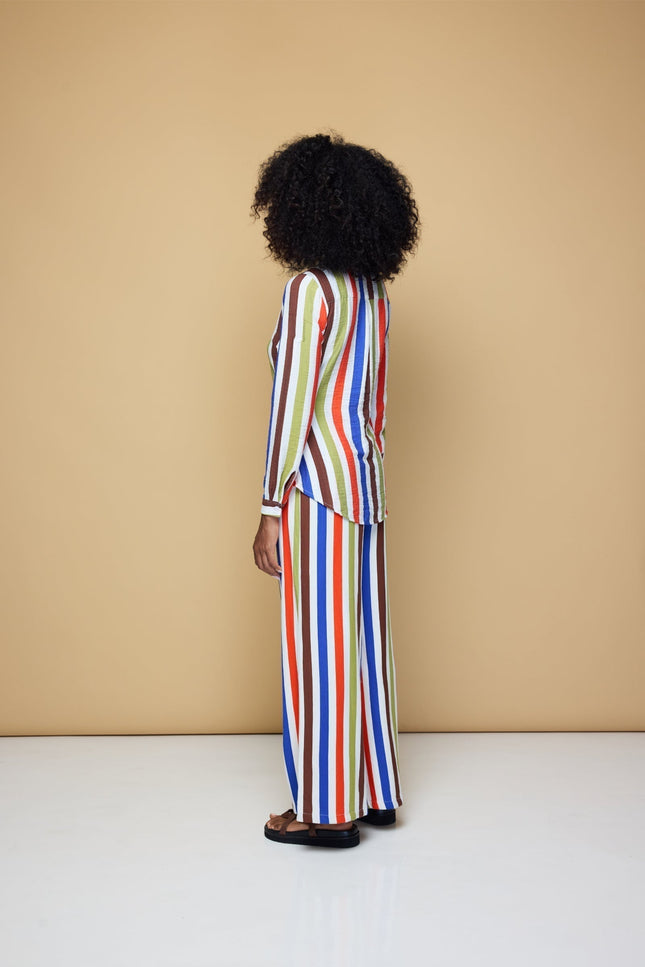 State Of Georgia I THE GROOVE FITTED SHIRT - COOLIO STRIPE