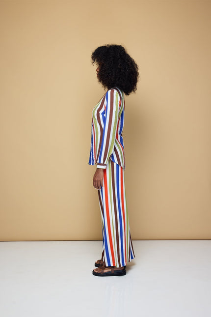State Of Georgia I THE GROOVE FITTED SHIRT - COOLIO STRIPE