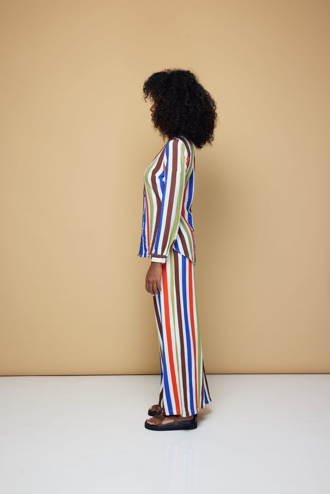 State Of Georgia I THE GROOVE FITTED SHIRT - COOLIO STRIPE