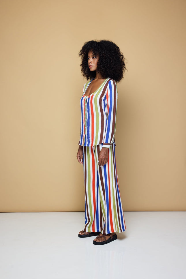 State Of Georgia I THE GROOVE FITTED SHIRT - COOLIO STRIPE