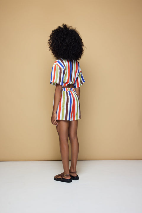 State Of Georgia I COOLIO DRAWSTRING SHORT  - COOLIO STRIPE