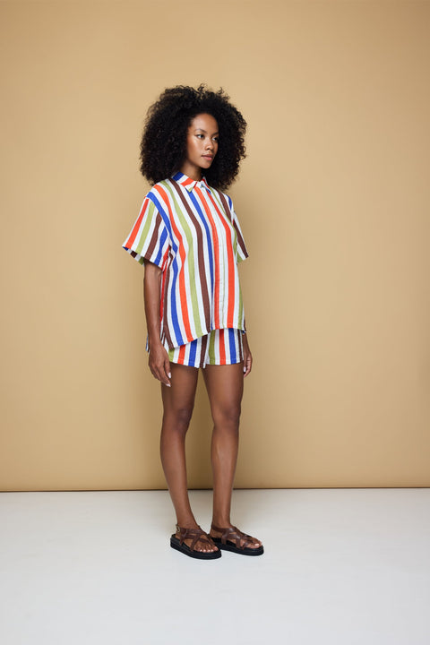 State Of Georgia I COOLIO DRAWSTRING SHORT  - COOLIO STRIPE