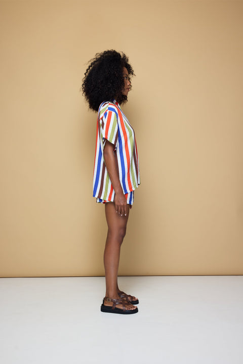 State Of Georgia I COOLIO DRAWSTRING SHORT  - COOLIO STRIPE