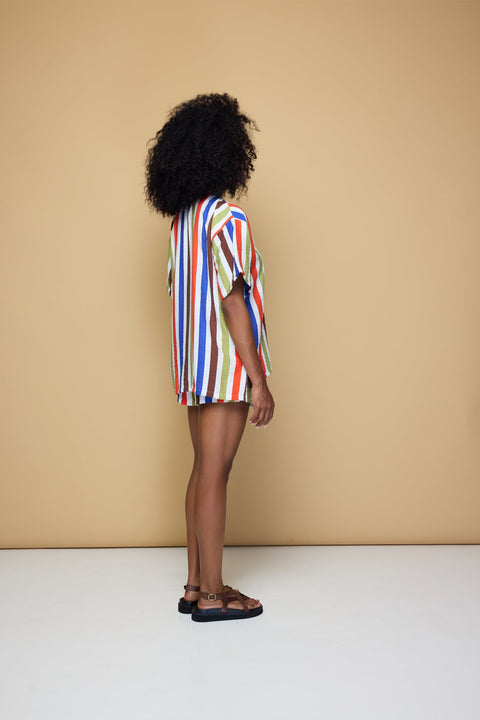 State Of Georgia I COOLIO DRAWSTRING SHORT  - COOLIO STRIPE