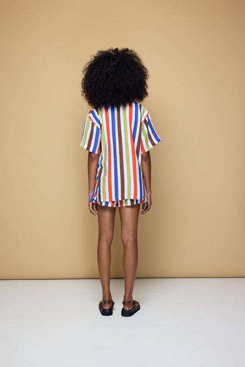 State Of Georgia I COOLIO DRAWSTRING SHORT  - COOLIO STRIPE