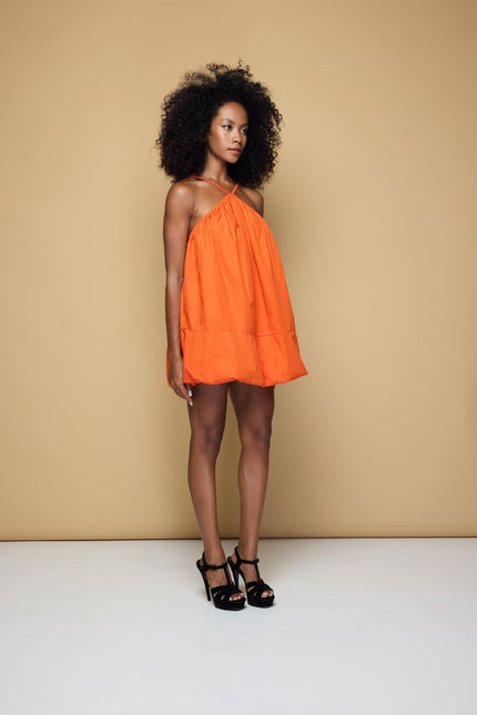 State Of Georgia I FLOATE BALLOON DRESS - BLOOD ORANGE