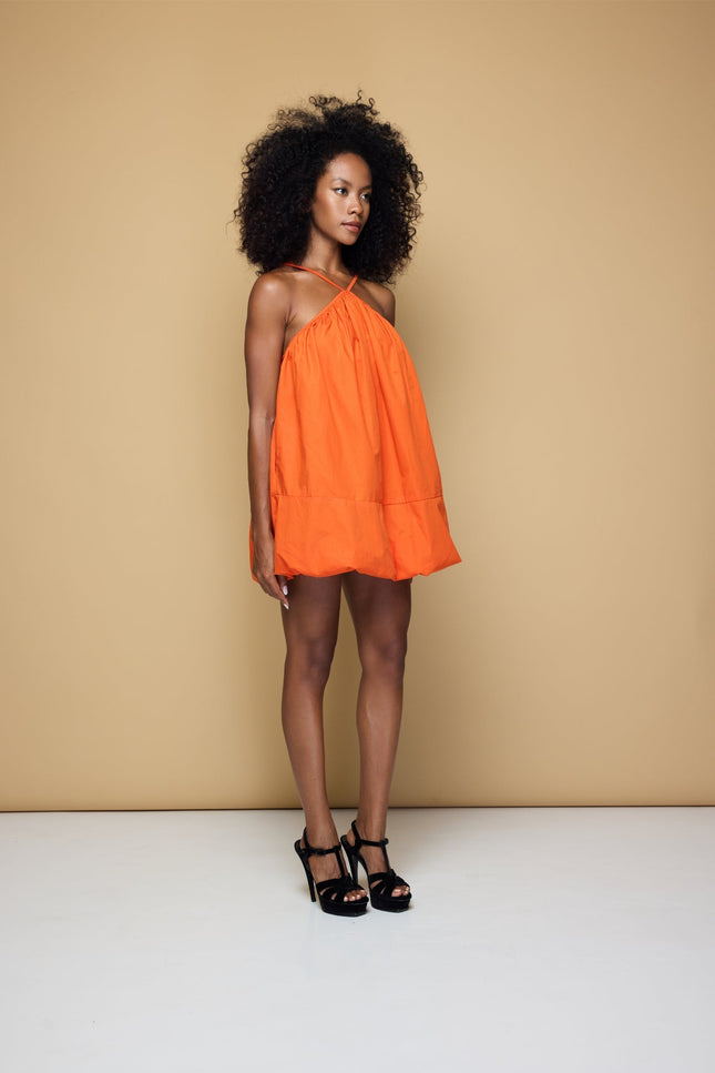 State Of Georgia I FLOATE BALLOON DRESS - BLOOD ORANGE