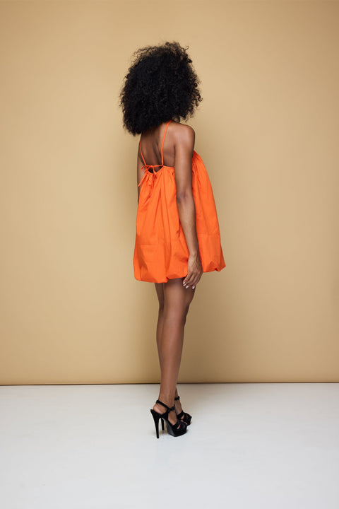 State Of Georgia I FLOATE BALLOON DRESS - BLOOD ORANGE