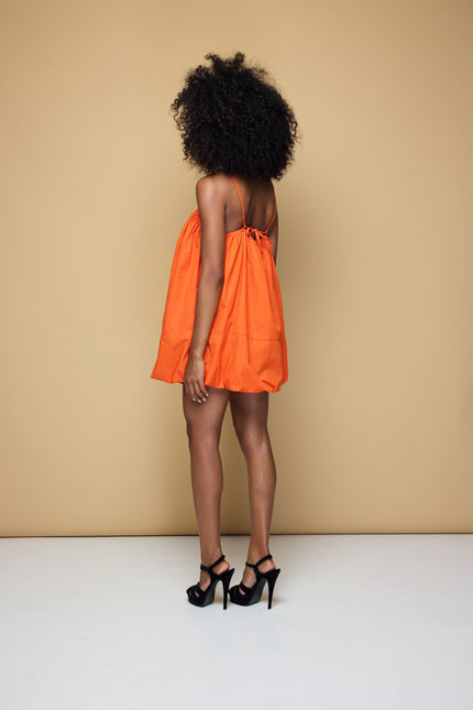 State Of Georgia I FLOATE BALLOON DRESS - BLOOD ORANGE