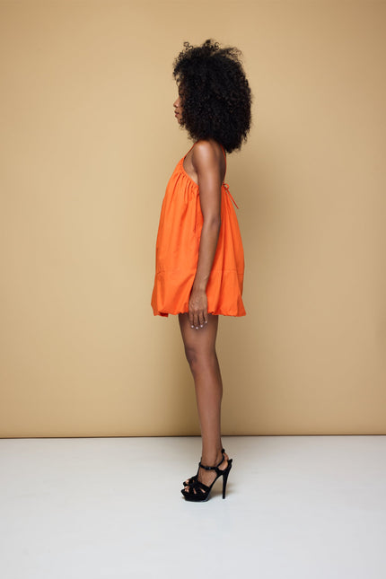 State Of Georgia I FLOATE BALLOON DRESS - BLOOD ORANGE