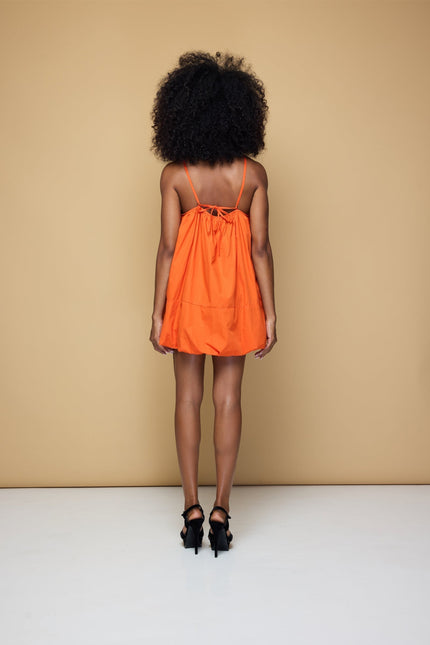 State Of Georgia I FLOATE BALLOON DRESS - BLOOD ORANGE