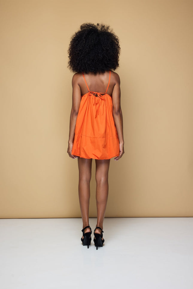 State Of Georgia I FLOATE BALLOON DRESS - BLOOD ORANGE