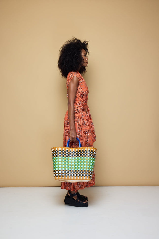 State Of Georgia I THE POINT DRESS MAXI - BANDANA BLOOD ORANGE PRINT