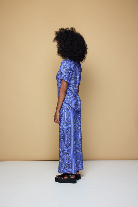 State Of Georgia I BOARDWALK PANTS 2.0 - BANDANA STATE PRINT/ BLUE