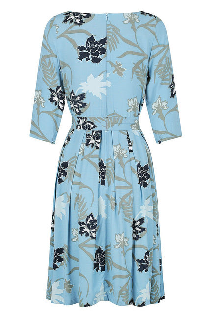 Violet Fish I Stormy Weather Dress - Blue Dreams