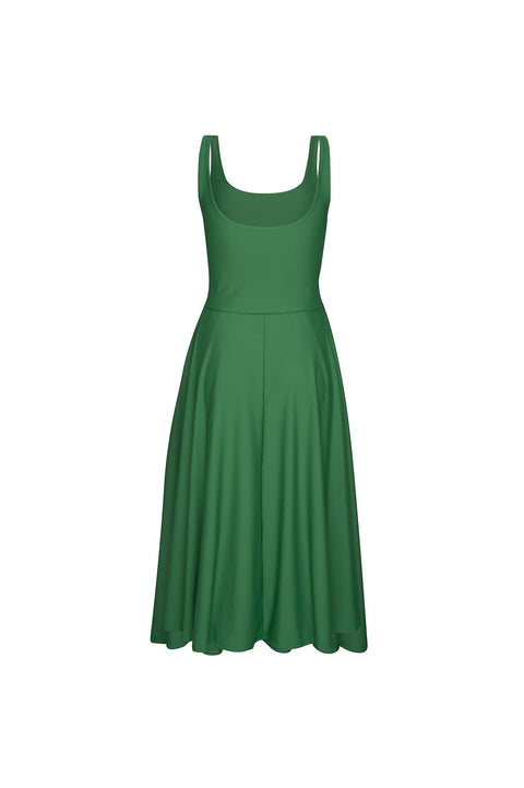 State Of Georgia I THE NETS SINGLET DRESS - APPLE GREEN