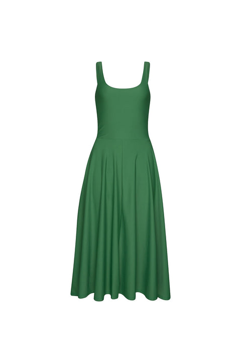 State Of Georgia I THE NETS SINGLET DRESS - APPLE GREEN