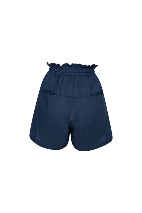 State Of Georgia I THE PAPERBAG DRAWSTING COTTON SHORT - NAVY BLUE