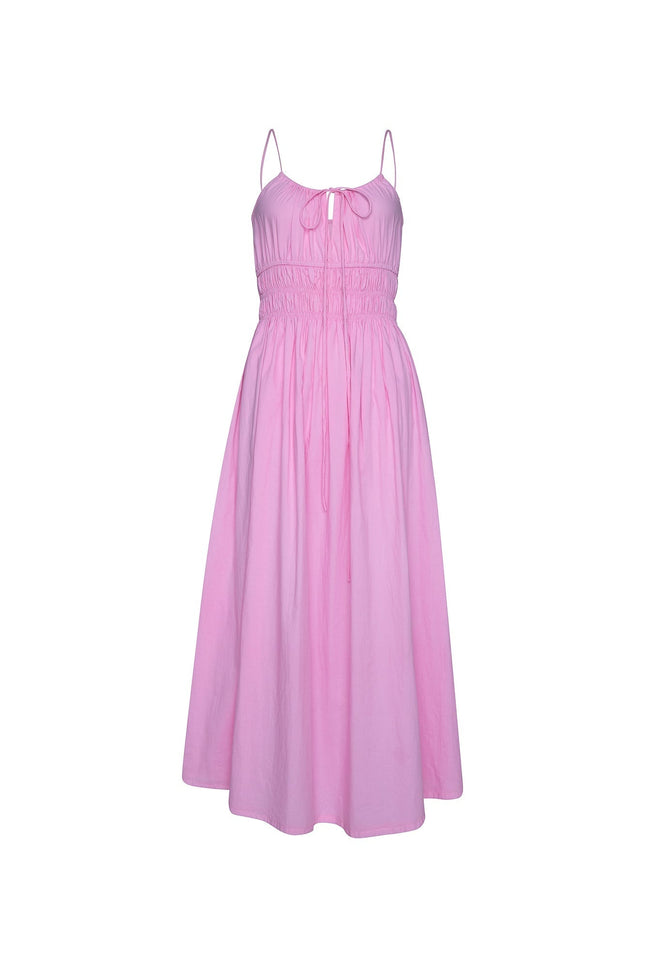 State Of Georgia I THE SUNRISE ELASTIC DRESS - PINK