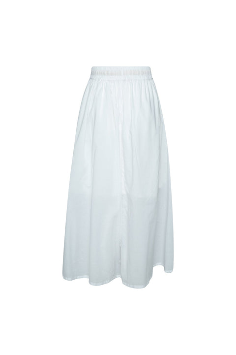 State Of Georgia I THE TULIE DRAWSTRING SKIRT - GHOST WHITE