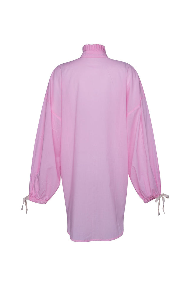 State Of Georgia I THE TUXEDO SHIRT/DRESS - PINK
