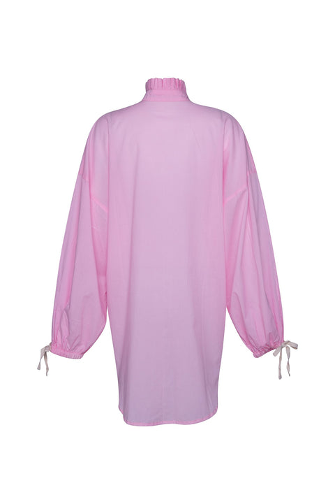 State Of Georgia I THE TUXEDO SHIRT/DRESS - PINK