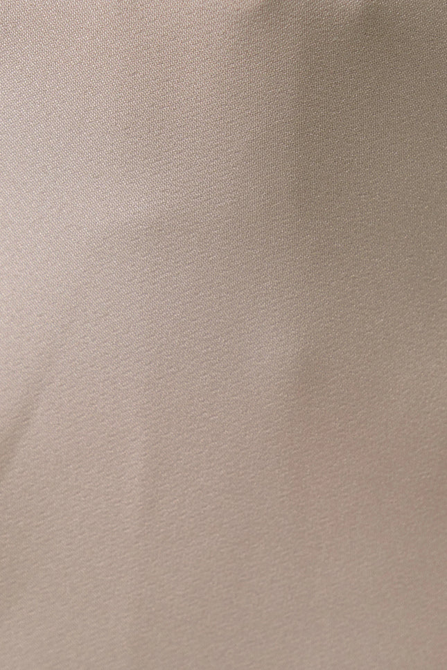 Jakson Sustainable Satin Back Crepe Waistcoat - Camel - Styled