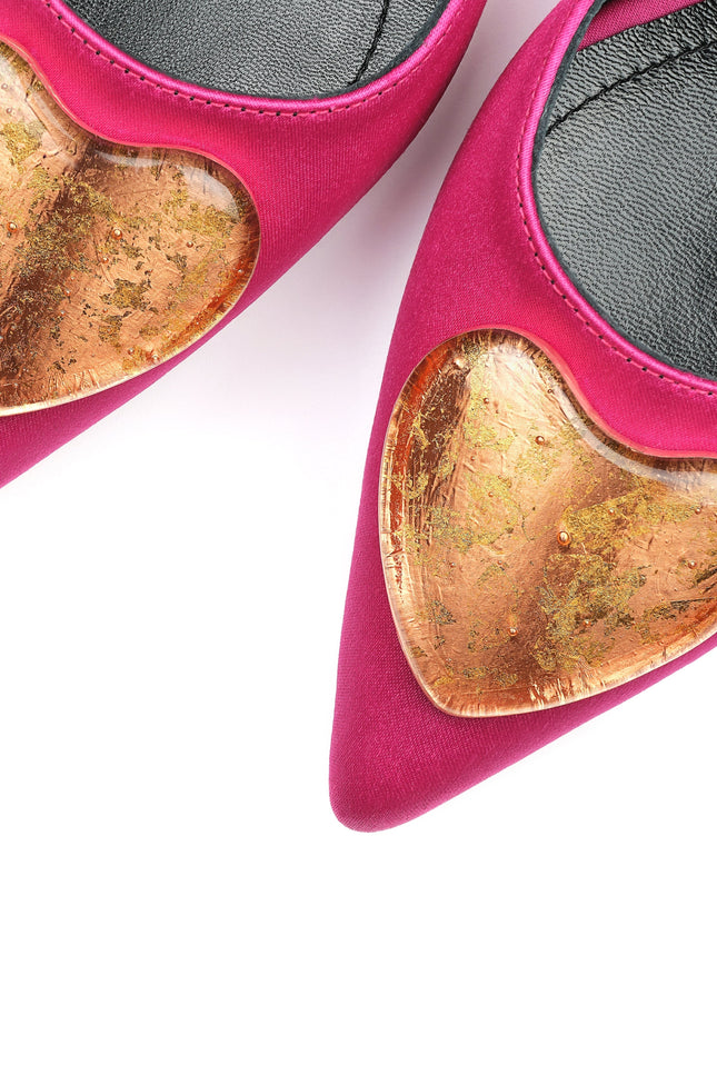 The Mad Shoes | Mad in Love Fuchsia w 24k gold accessories