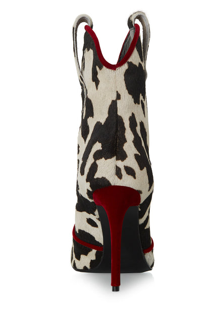 Meteorite Botine din Piele Calf Hair
