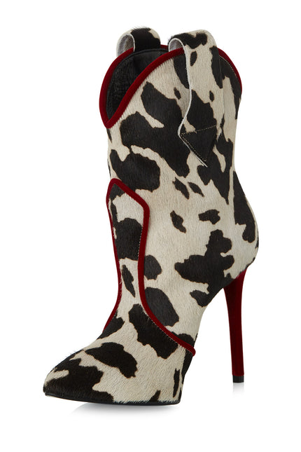 Meteorite Botine din Piele Calf Hair