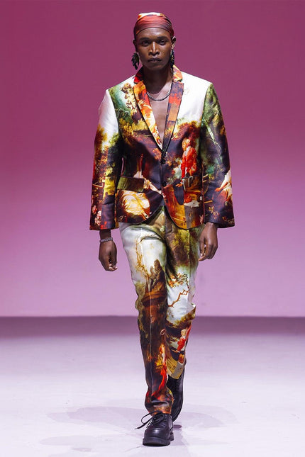 Tailored Blazer - Garden Royal