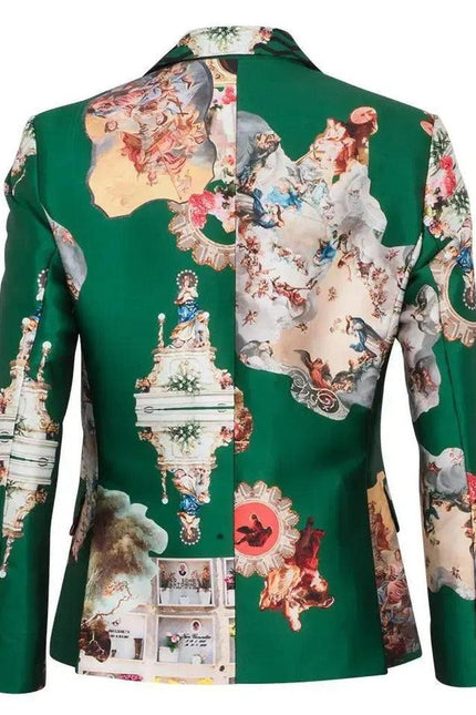 Tailored Blazer - Sicily Green