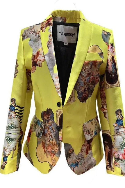 Tailored Blazer - Sicily Yellow