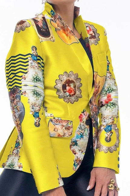 Tailored Blazer - Sicily Yellow