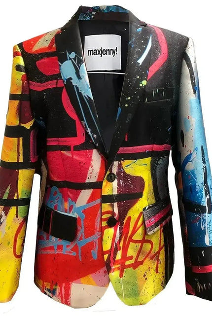 Tailored Blazer - Street Art
