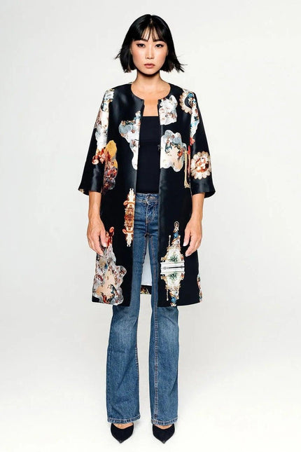 Tailored Coat - Sicily Black