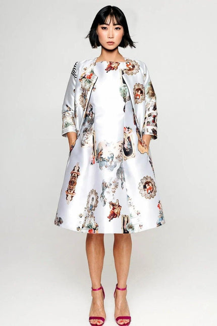 Tailored Coat - Sicily Dirty White