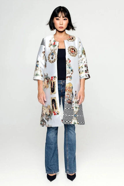 Tailored Coat - Sicily Dirty White